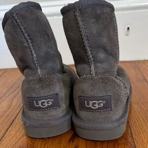 UGG Charcoal Suede Boots